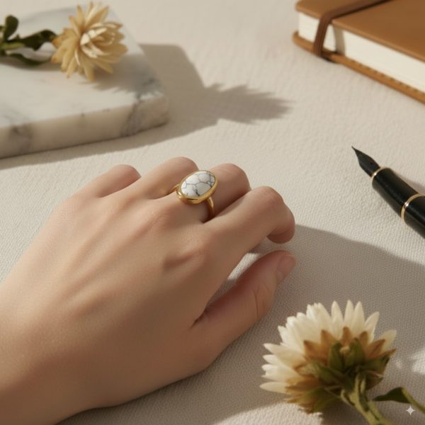 Bague blanche - Hibas touch
