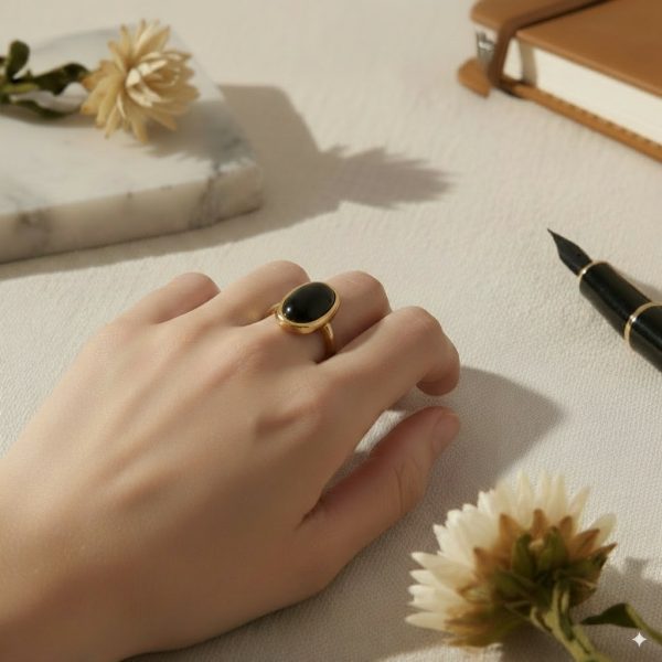 Bague noir - hibas touch