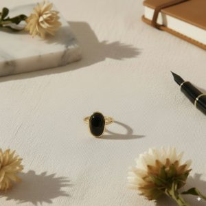 Bague Clèa - Noir 1
